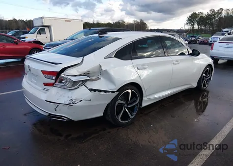 2022 Honda Accord Sport Se из США, поврежденный, VIN 1HGCV1F49NA087981